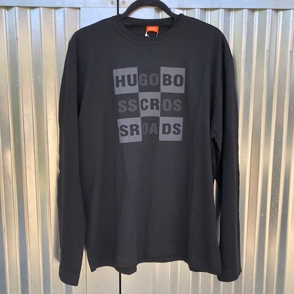 Size S L XL Hugo Boss Long Sleeve Slim-Fit T-shirt